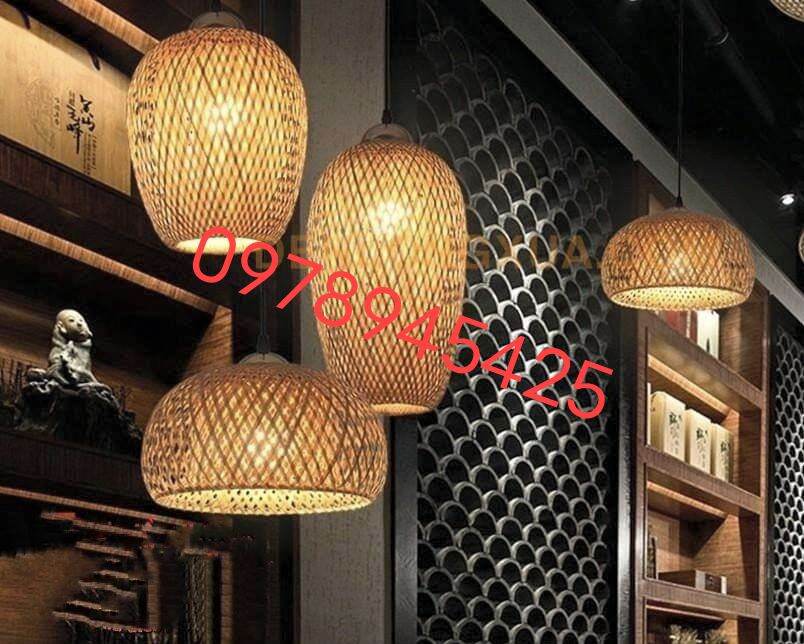 Đèn tre đèn mây tre lh 0978945425/lồng đèn mây tre