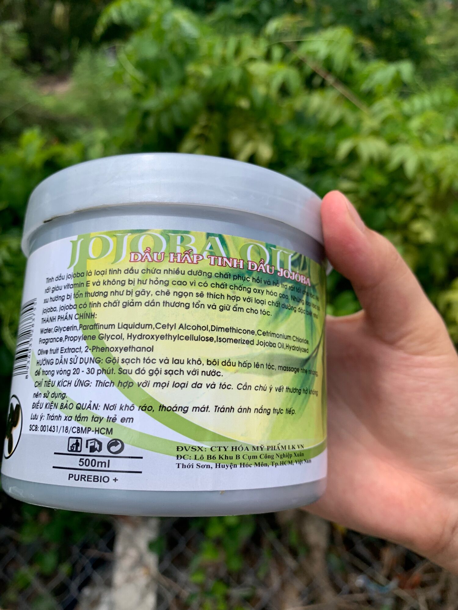 Dầu hấp tinh dầu jojoba 500g