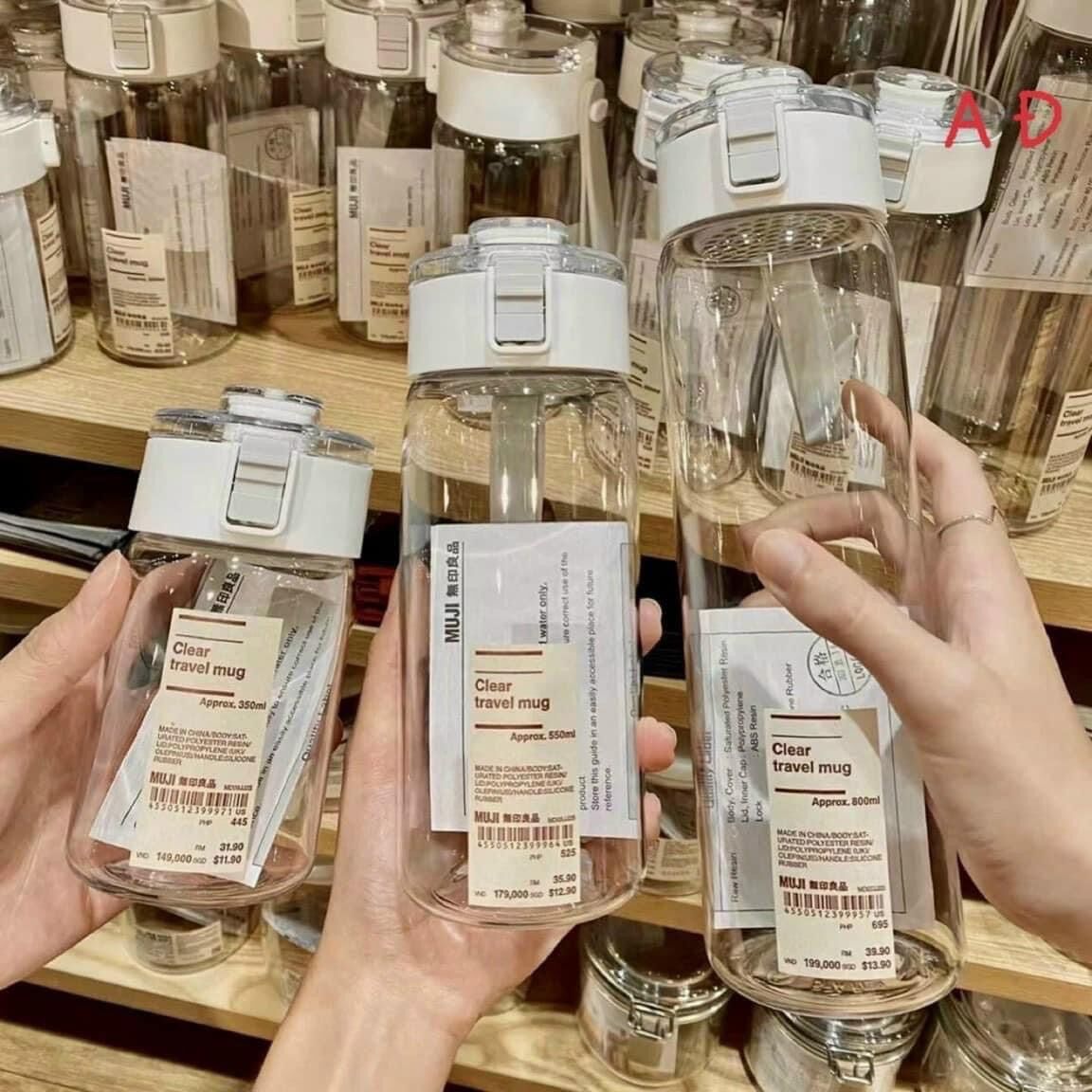 COMBO 3 bình nước muji 3 kích cỡ
