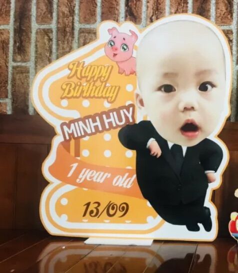 Số tuổi sinh nhật kèm hình cho bé