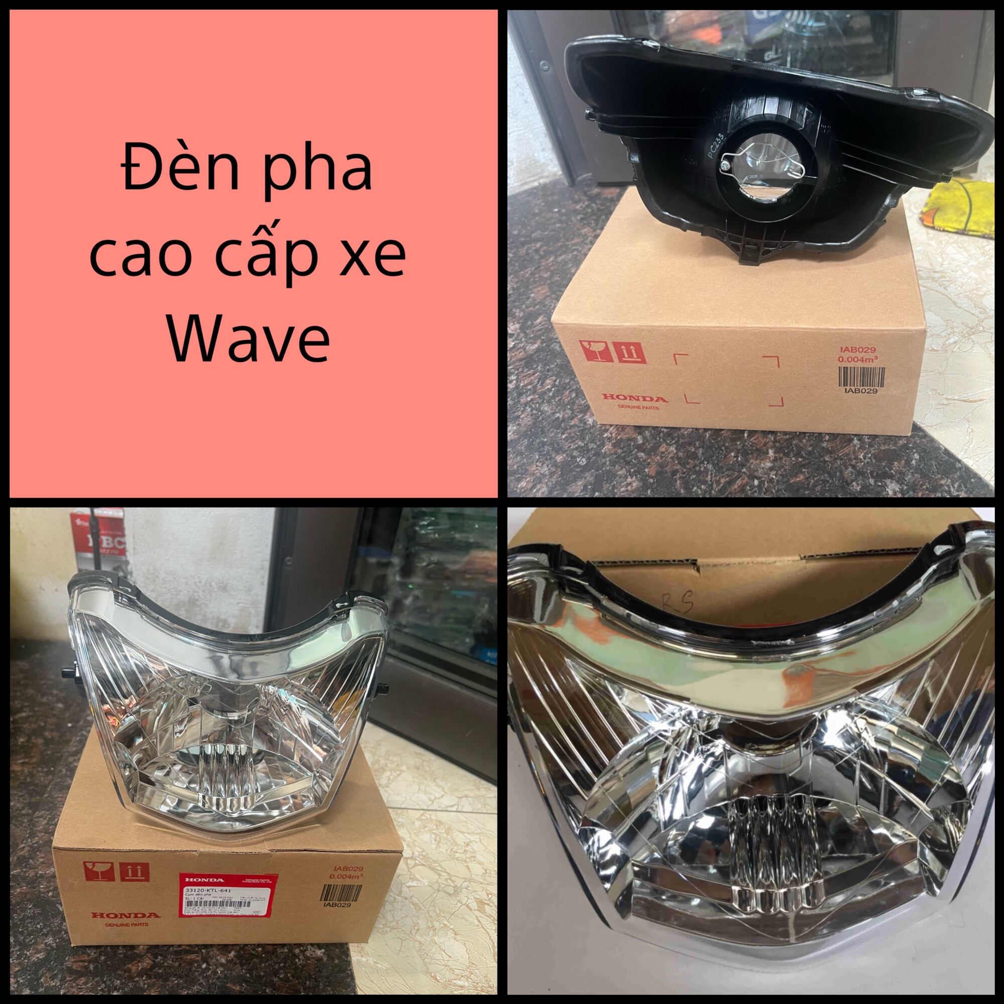 pha đèn xe wave 110 50cc 50 100 kiểu zinpat zhipat wawe