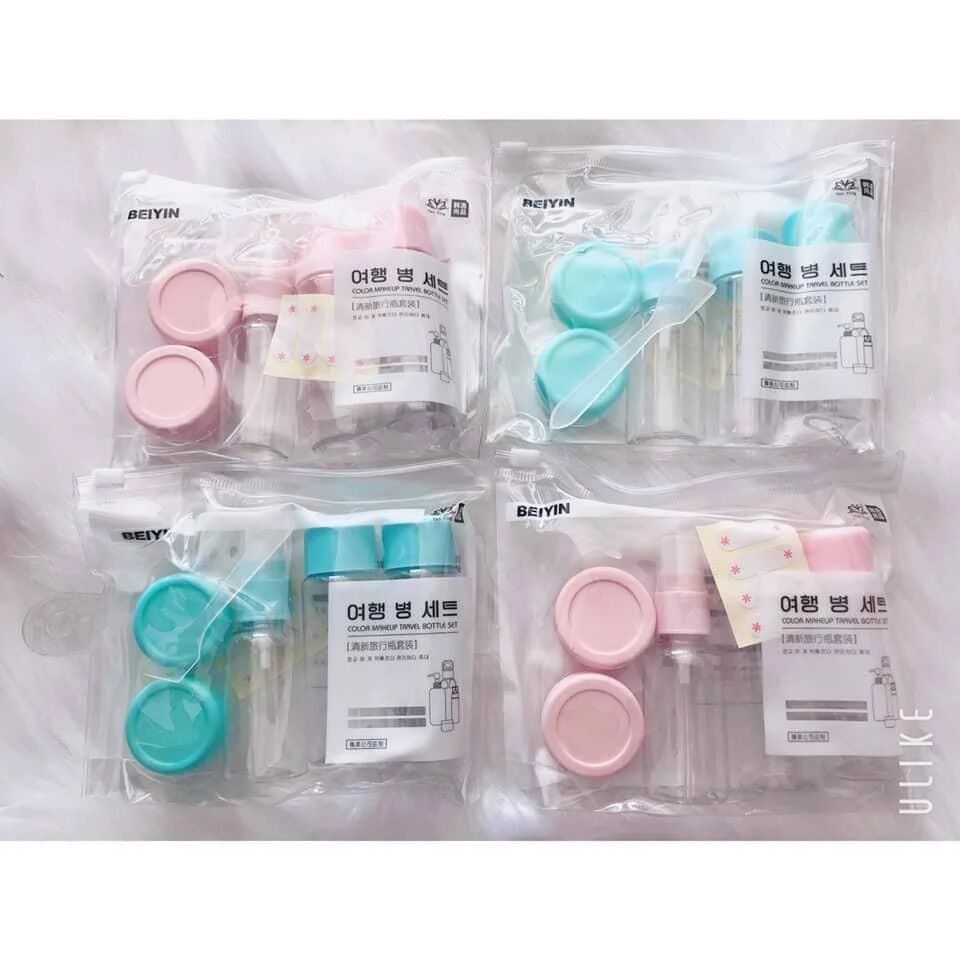 Bộ chiết mỹ phẩm bộ chiết mini 5 món