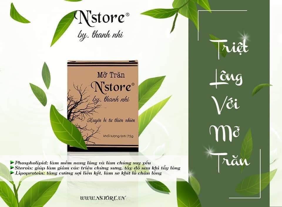 [HCM] MỠ TRĂN NGUYÊN CHẤT N'STORE - TRIỆT LÔNG, DƯỠNG DA