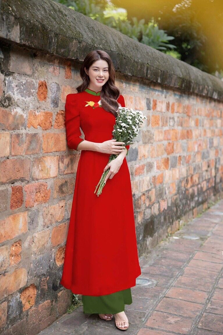 Áo Dài 4 tà kèm Quần Cao Cấp