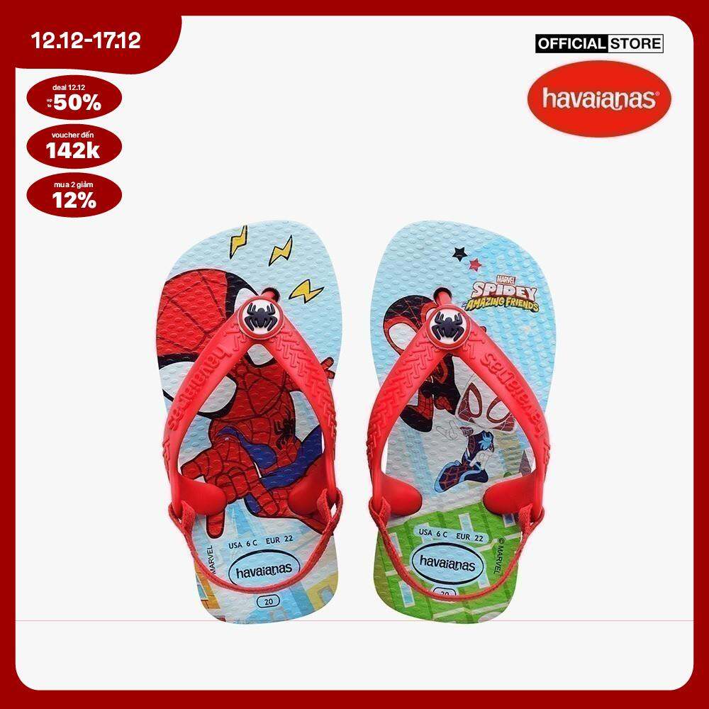 [GIÁ SỐC 12/12 + FLASH VOUCHER 20% + MUA 2 GIẢM 12% + FREESHIP|CHỈ 20H 11/12 - 12/12] HAVAIANAS - Giày sandals trẻ em Baby Marvel 4147132-0145