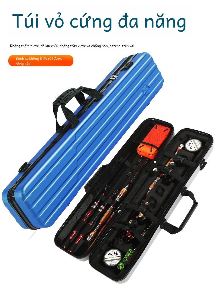 Túi Đựng Tay Cầm Câu Cá Đa Năng Haha Chuyên Dụng Cho Thuyền Cứng Có Bánh Xe Rơi Không Cần Tháo Rời Túi Đựng Dụng Cụ Câu Cá