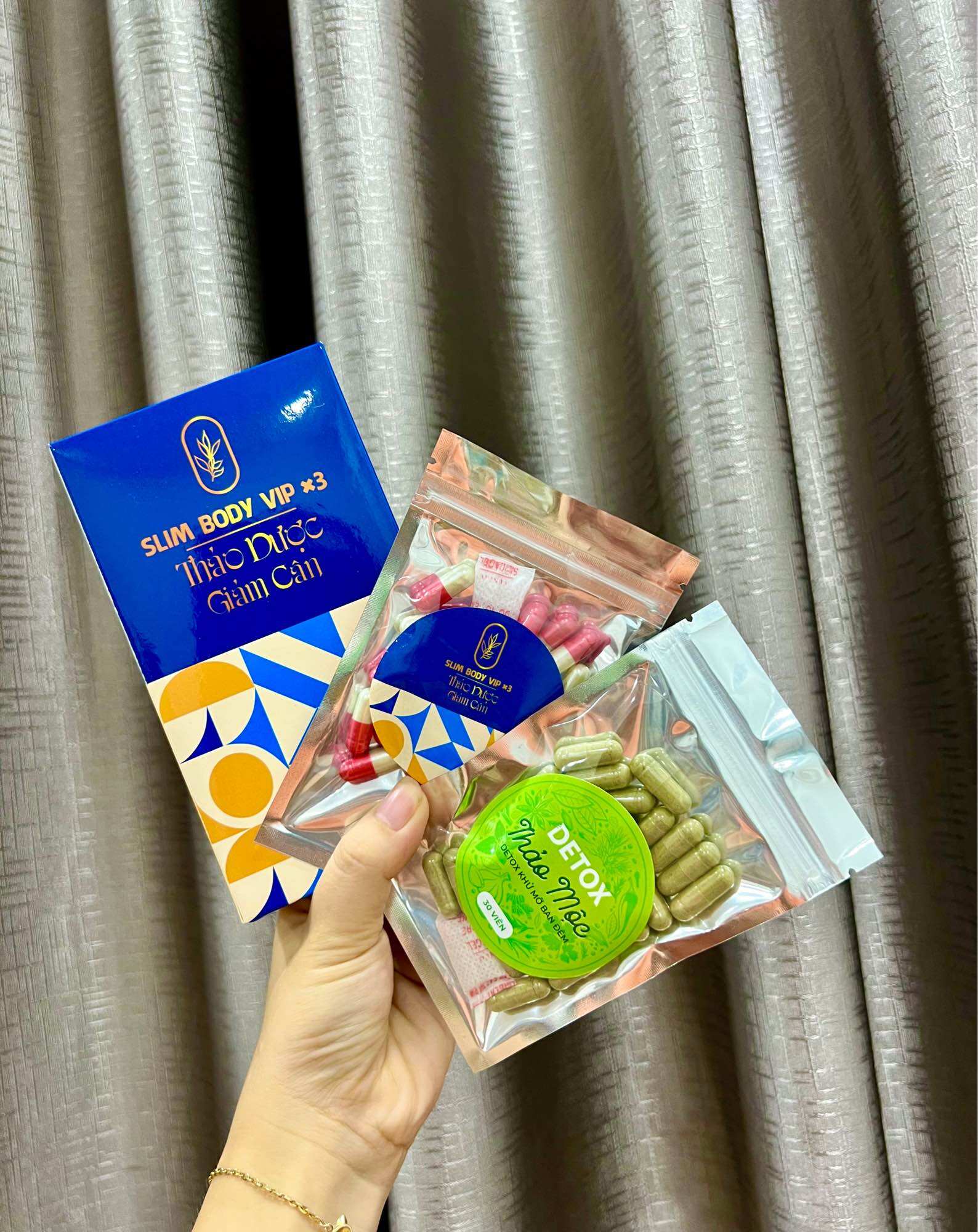 Thảo dược giảm cân Slim Body X3 phiên bản giảm cân cấp tốc tặng kèm 30v detox