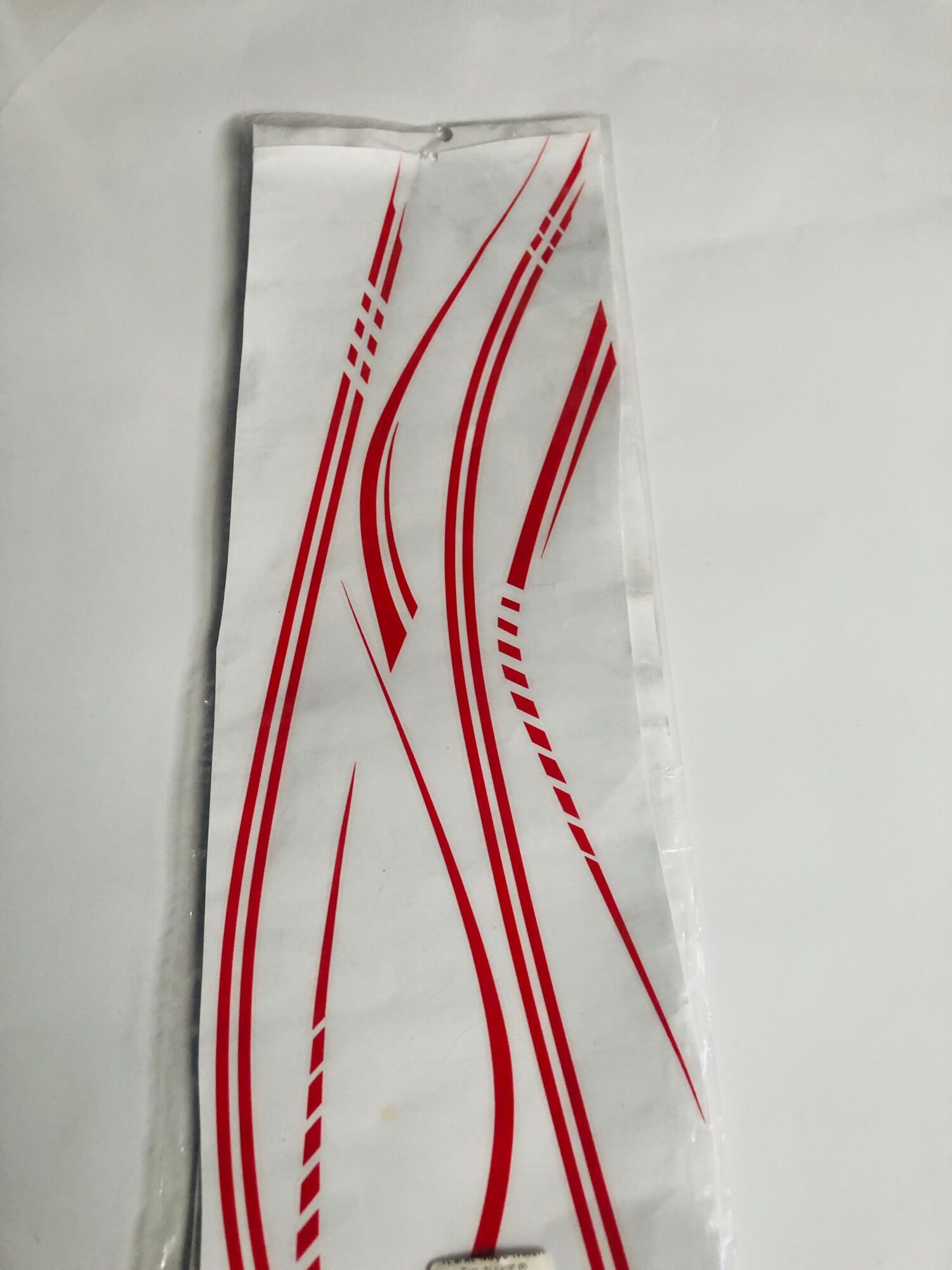 TEM CHỈ VISION ĐỎ DECAL IN