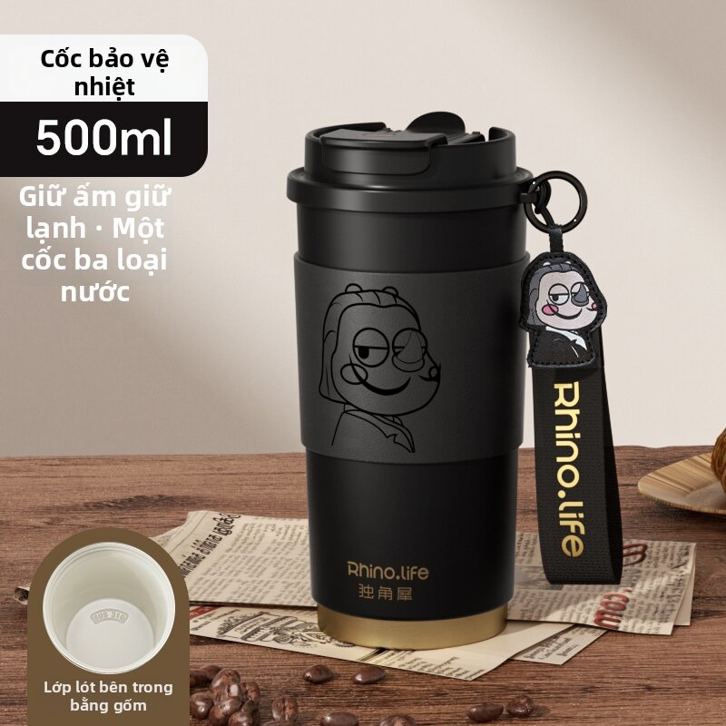 Portable Thermal Insulation Ceramic Mug - 2