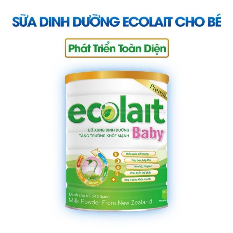 Sữa bột Ecolait baby 900g