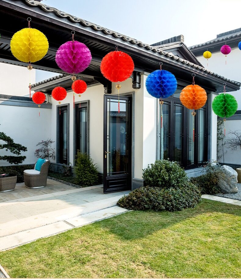 Combo 10 CÁI Lồng đèn tổ ong Nhiều Kích Cỡ