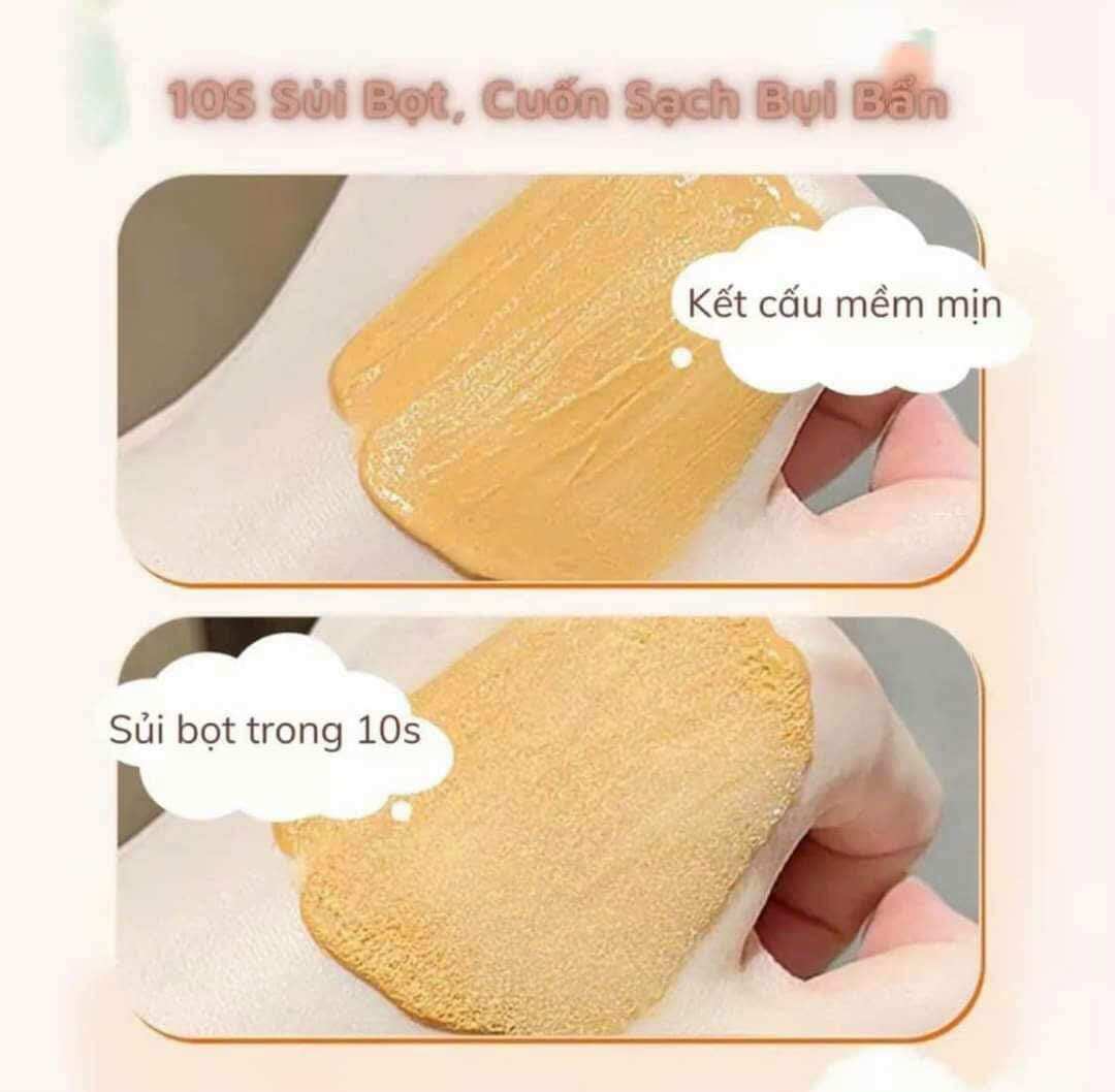 Mặt nạ cà rốt thiên nhiên sủi bọt