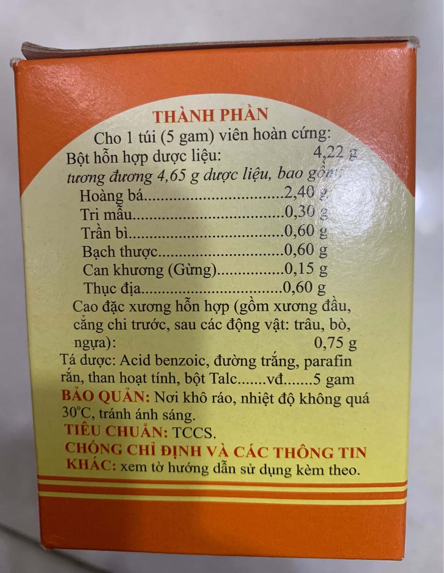 Dưỡng cốt hoàn Traphaco (20túi x 5g)