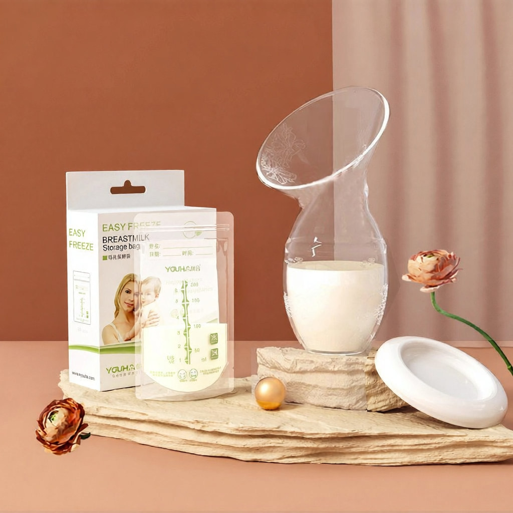 Bơm Sữa Bằng Tay Không Cần Dùng Tay Để Thu Thập Sữa
