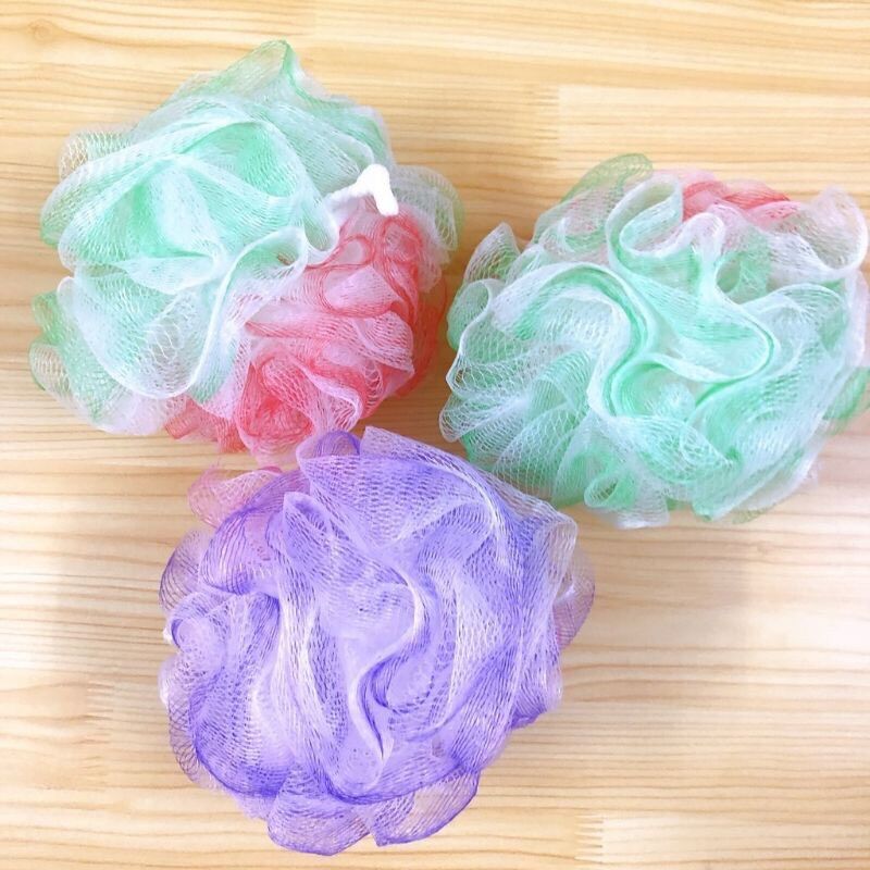 Set 10 Cái BÔNG TẮM TRÒN tạo bọt cao cấp (Hình thật)