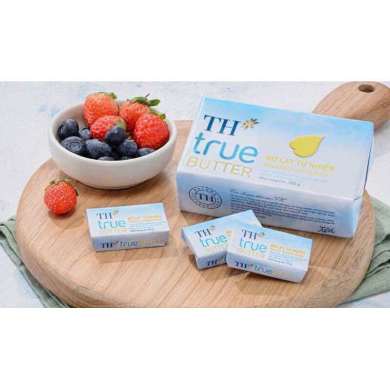 SHIP HCM - BƠ LẠT TỰ NHIÊN TH TRUE BUTTER 200GR - 30123 BƠ LÀM BÁNH