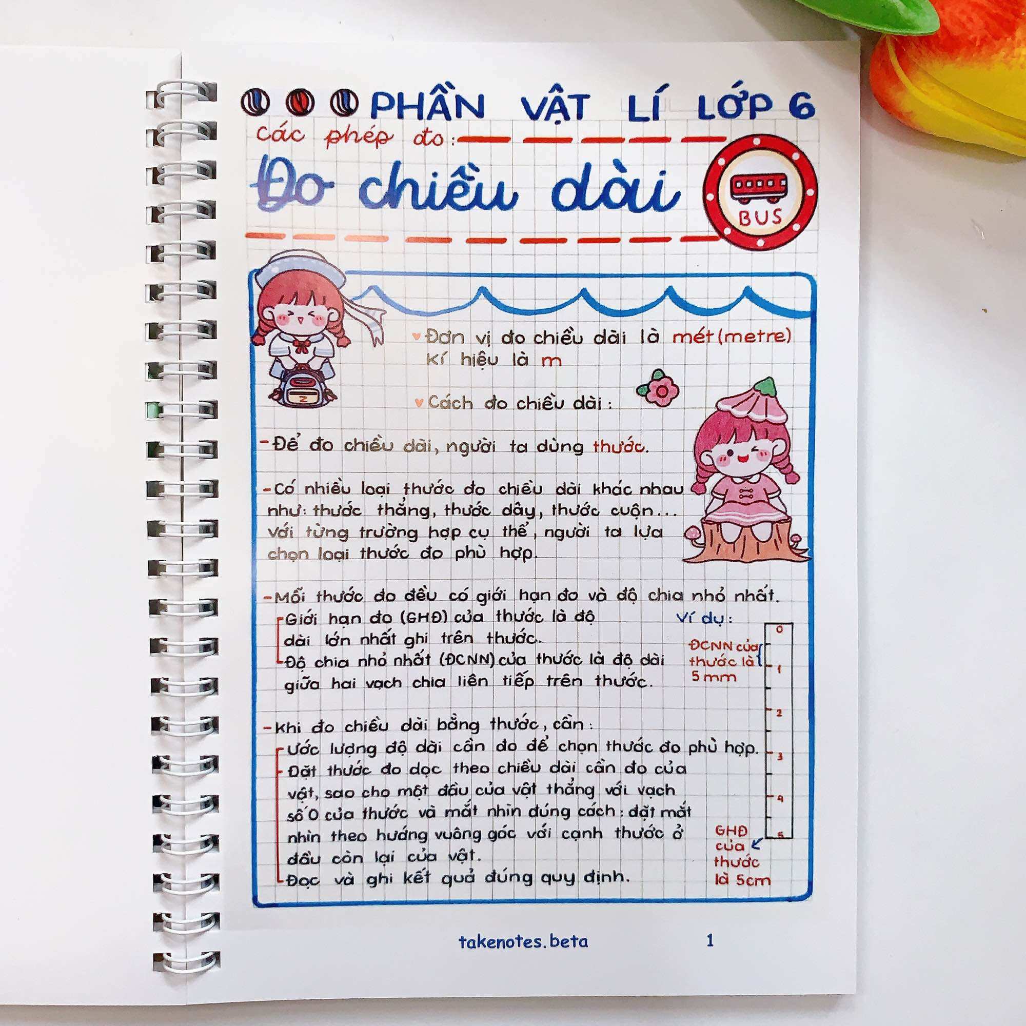 Sổ tay Vật lý THCS (6-9) takenote