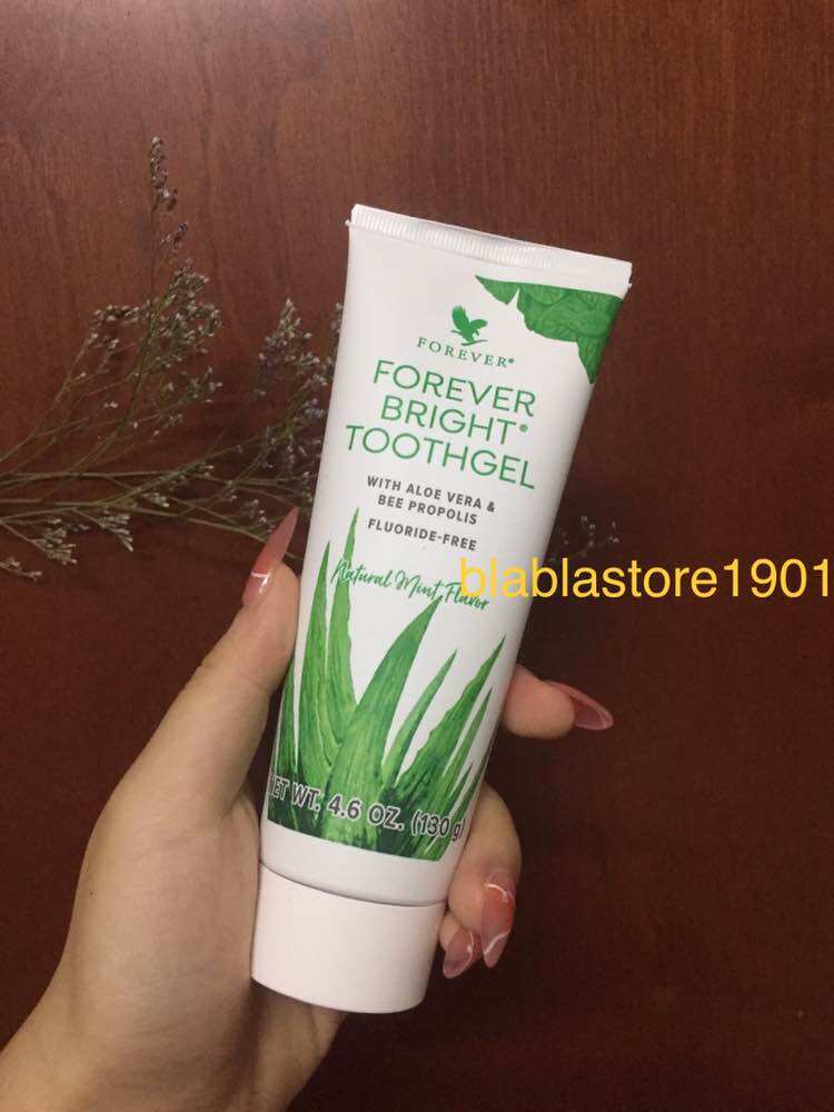 Combo 2 Tuýp Kem Đánh Răng Lô Hội Forever Bright Toothgel 028flp