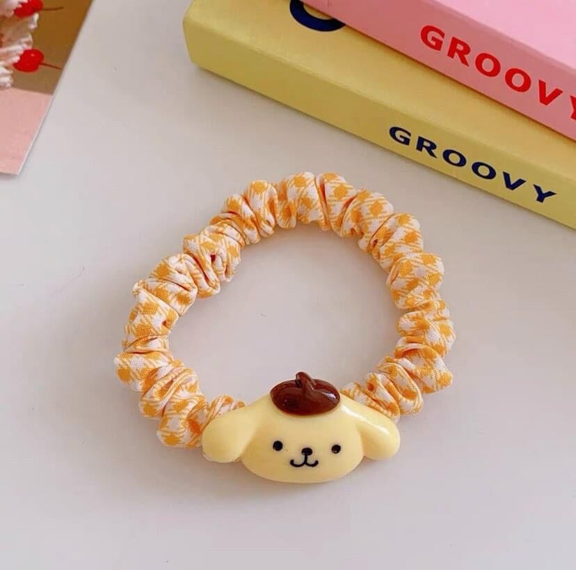 cột tóc nhúng kiểu hoạt hình dễ thương