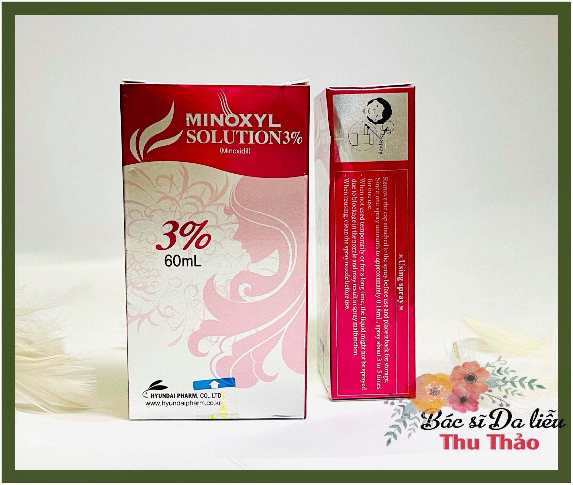 [60mL] XỊT GIẢM RỤNG TÓC MINOXYL SOLUTION 3% (MINOXIDIL 3%)
