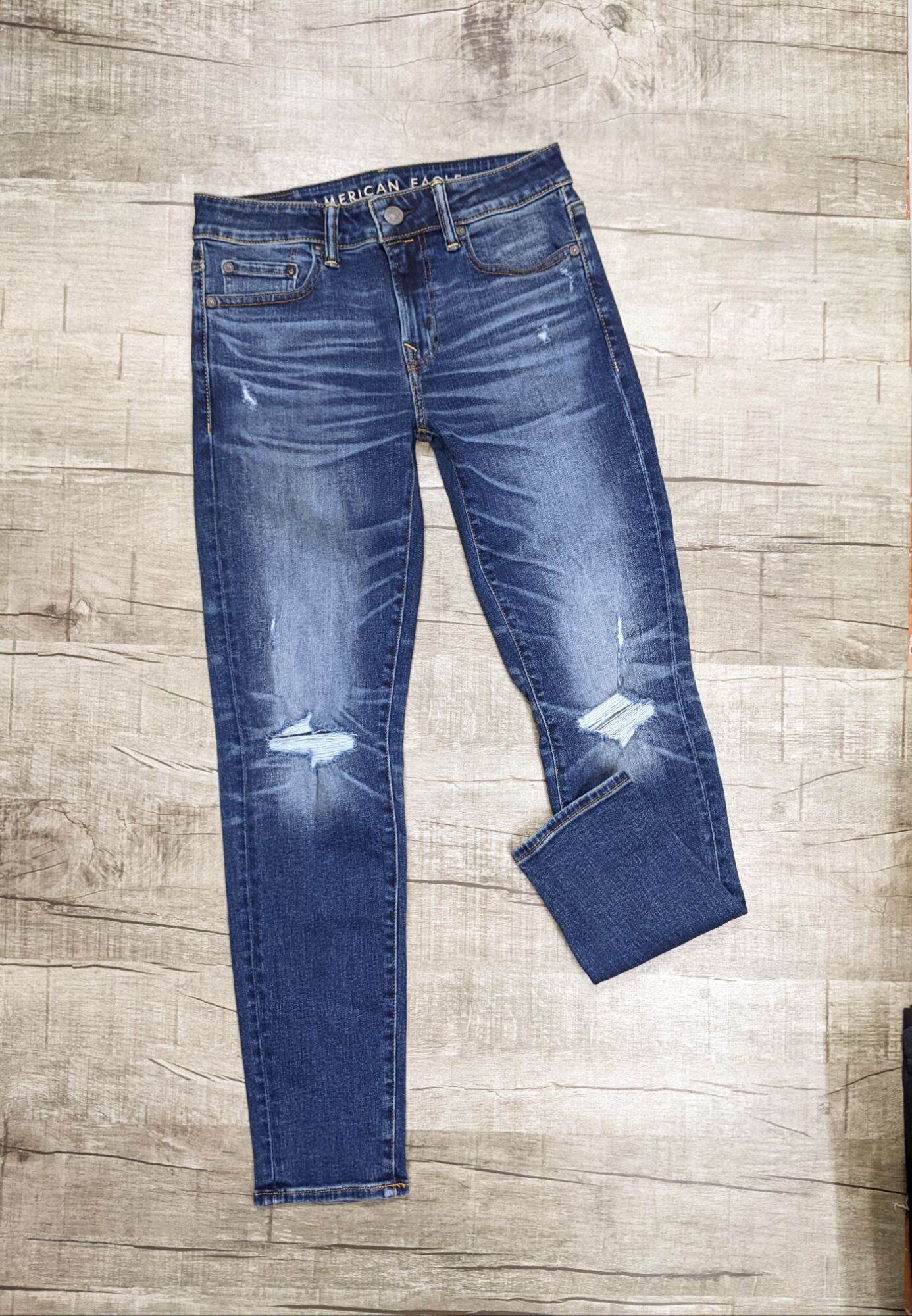 Quần jean american authentic form gọn có giãn nhẹ