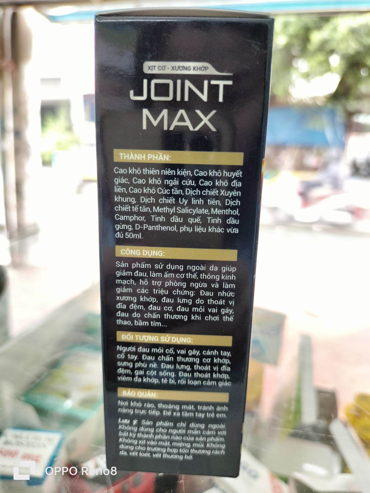 Xịt Cơ- Xương khớp JOINT MAX ( chai 50 ml)