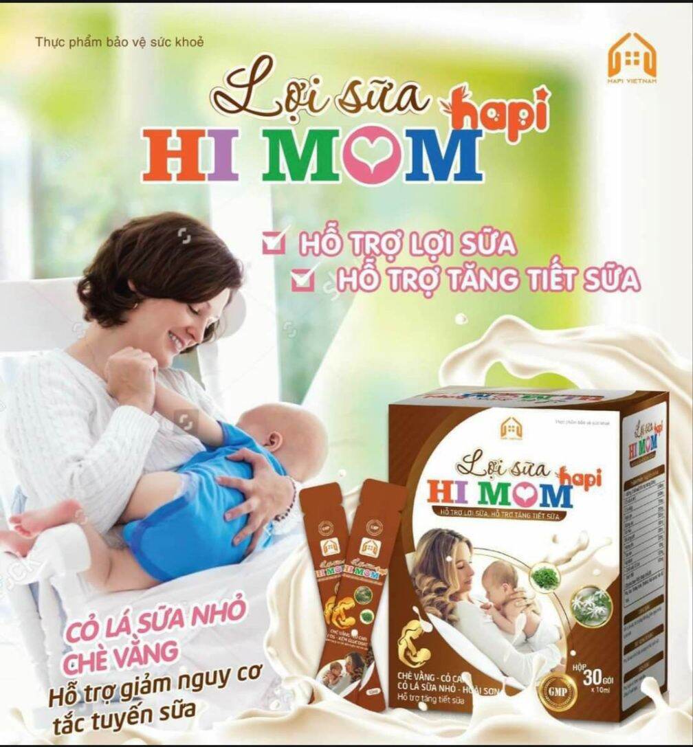Lợi Sữa Hi Mom Chính Hãng - Giúp Gọi Sữa Về, Thông Tắt Tuyến Sữa thumbnail