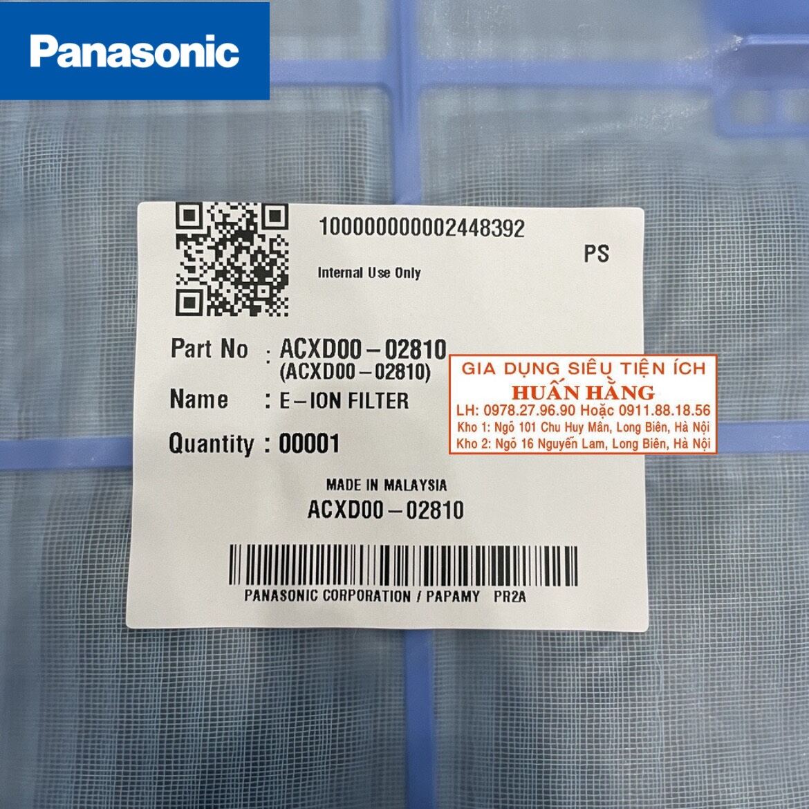 Lưới lọc bụi điều hoà Pana 1HP - 1.5HP (30.5CM-32CM)
