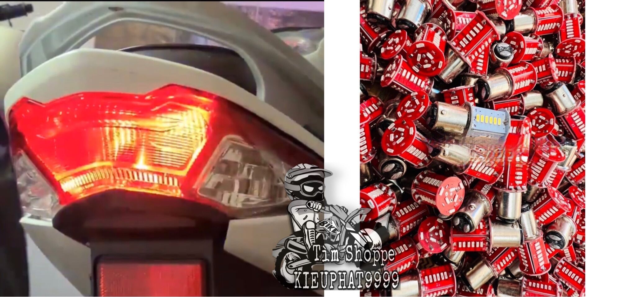 Đèn hậu nháy_ bóng nháy audi f1 gắn nhiều dòng xe