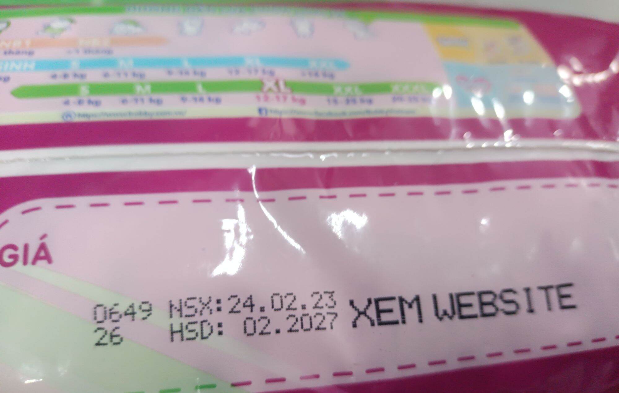 Tã Quần BOBBY Xl62