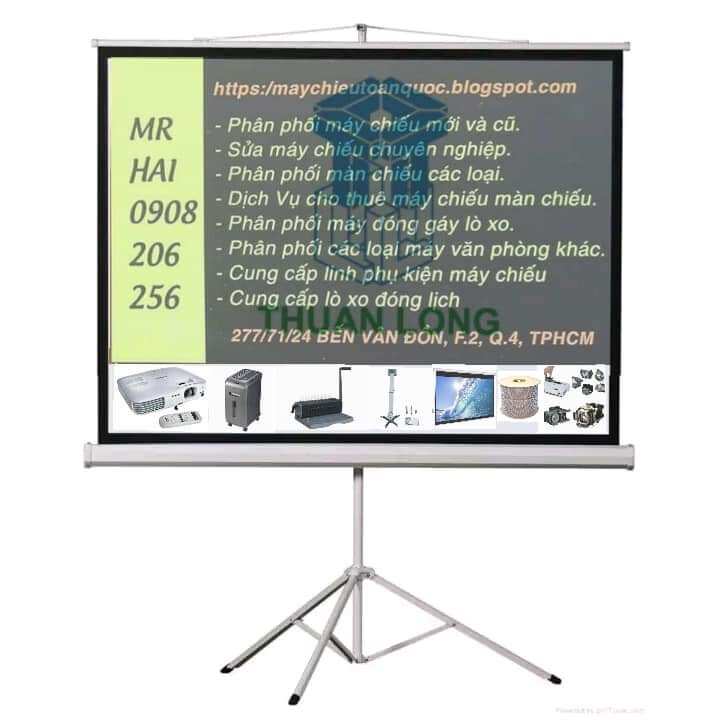 Màn chiếu 3 chân 1m5 (84 inch)