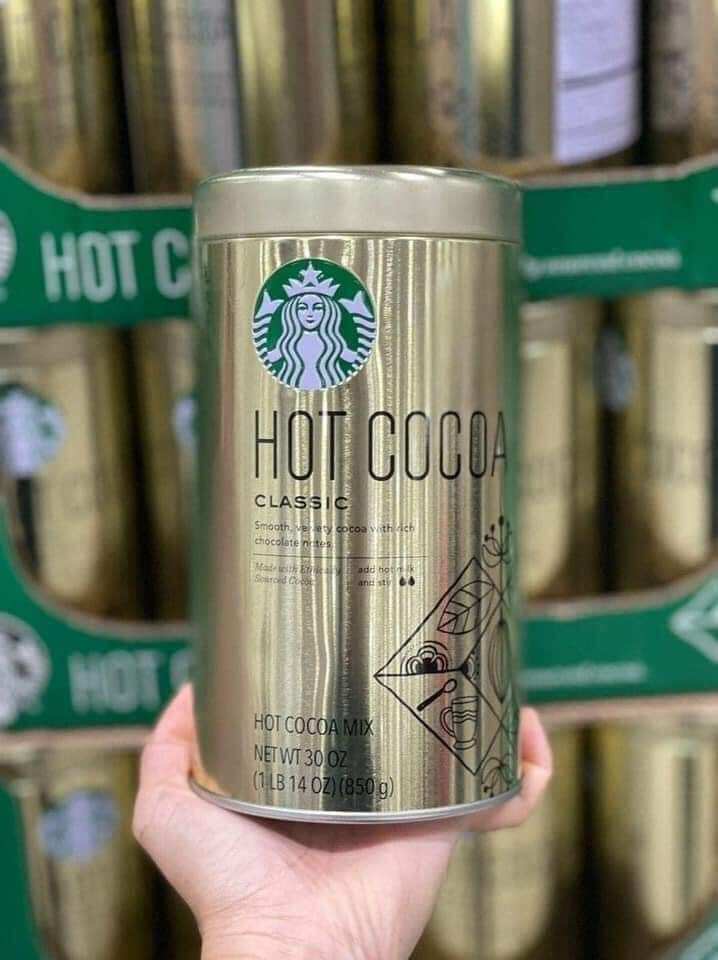 🌻💗 Bột ca cao Hot Cocoa Classic Starbuck 850g của Mỹ thơm ngon khó cưỡng