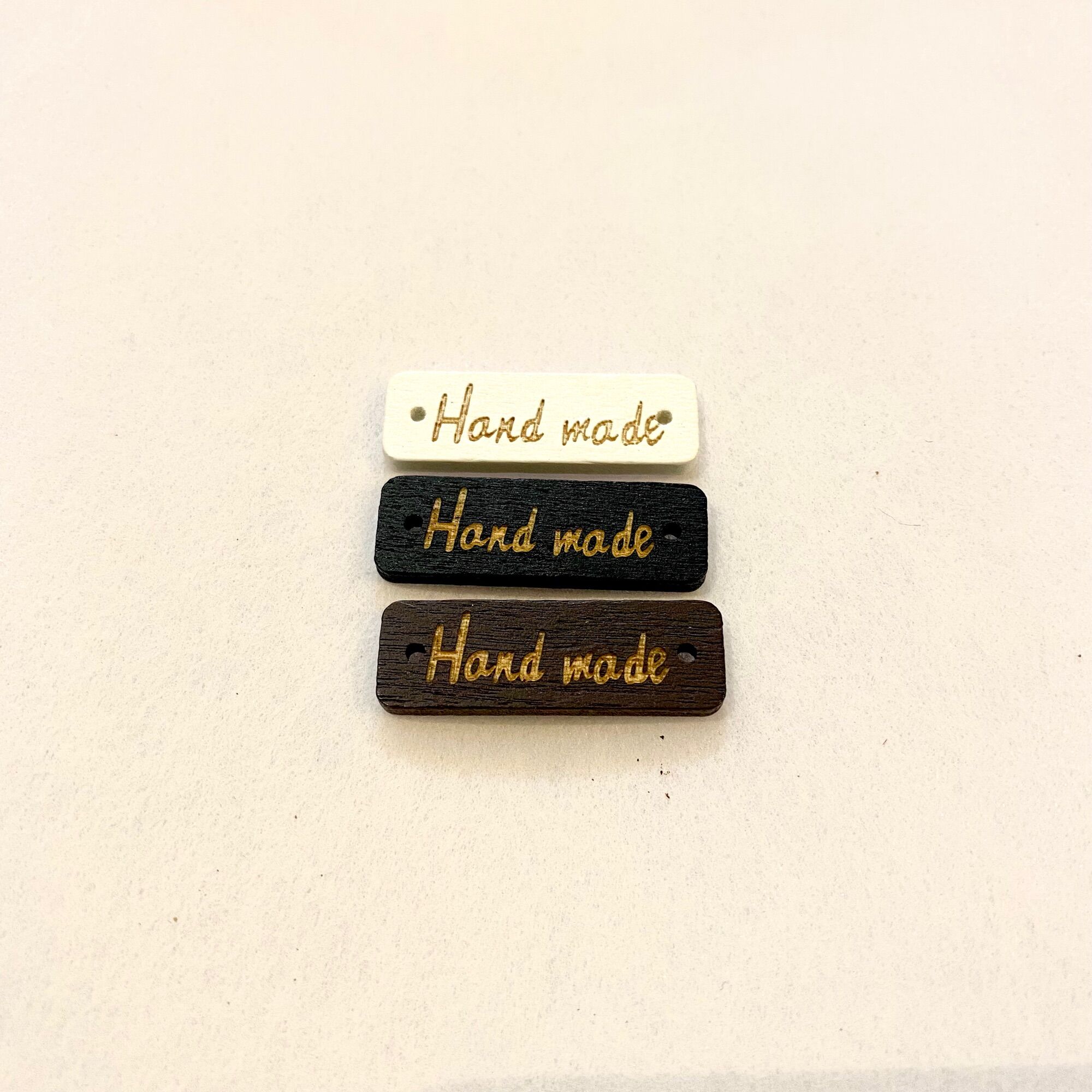 Set 10 tag gỗ Handmade làm đồ thủ công, đánh dấu sản phẩm