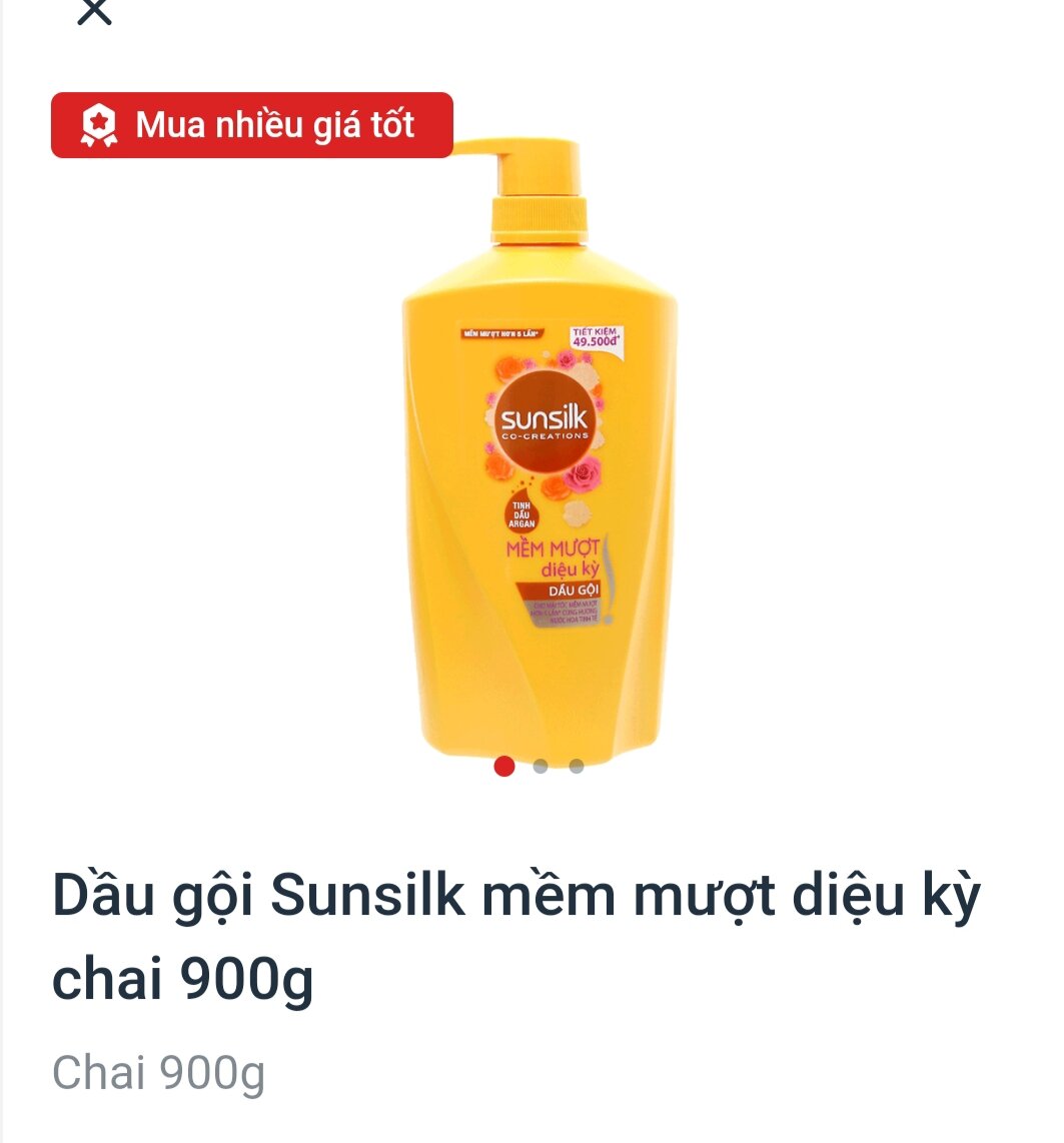 dầu gội Sunsilk