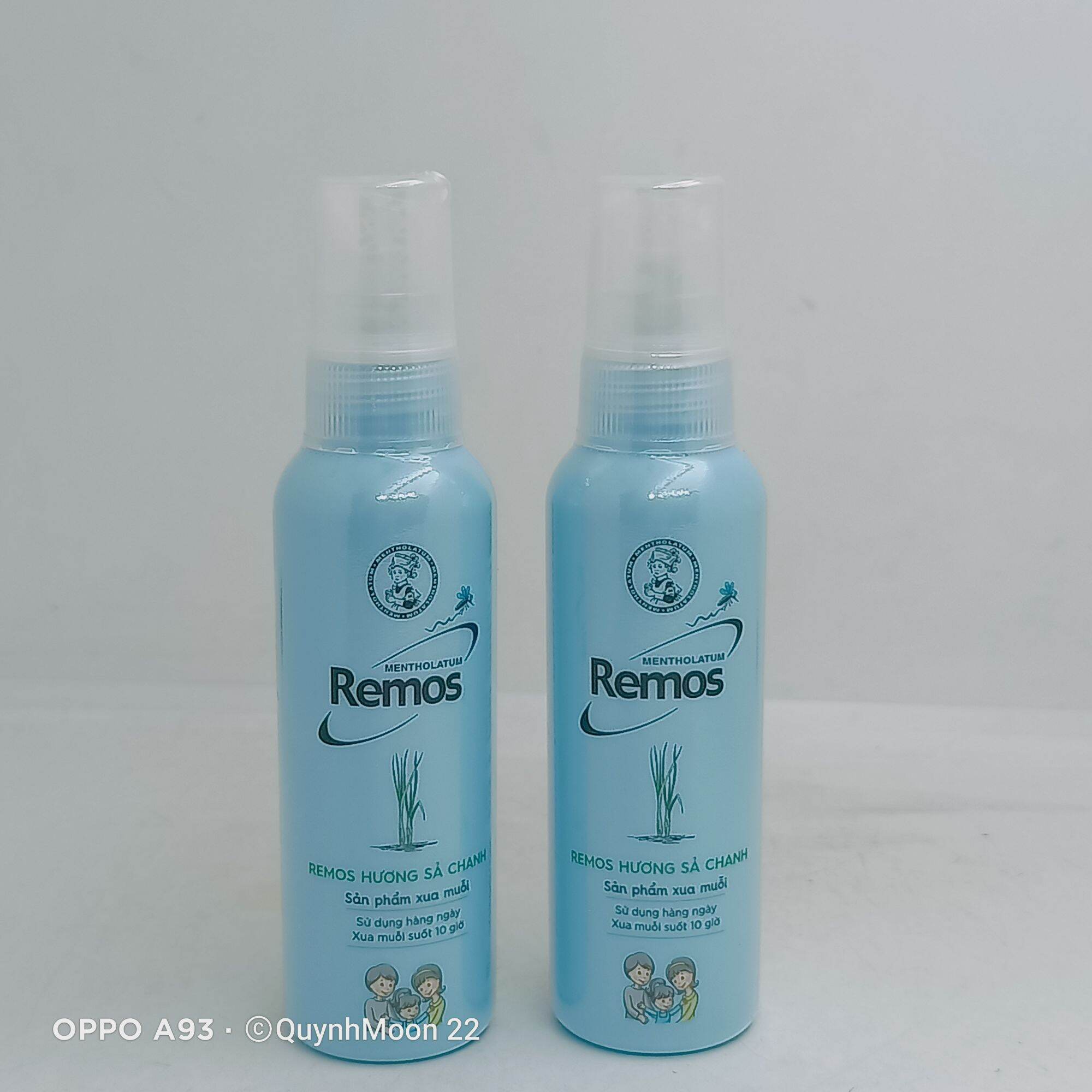 Xịt chống muỗi Remos sả chanh lọ 60ml