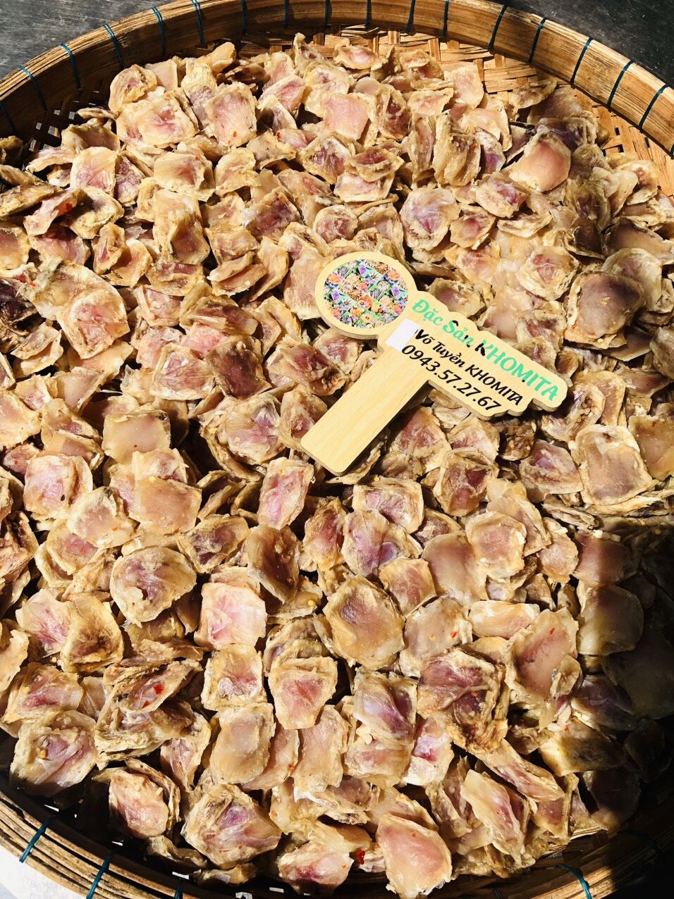 Khô gò má cá lóc đặc sản khomita 500g, 4 nắng khô sạch thấy là thèm. đóng hút chân không đi được cả nước ngoài