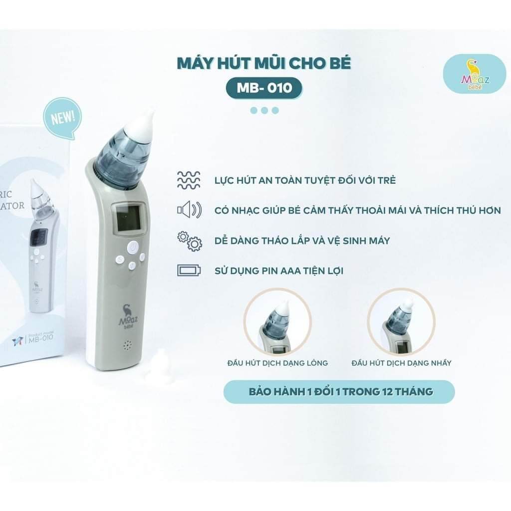 {CHÍNH HÃNG} - Máy hút mũi Moaz BéBé MB010
