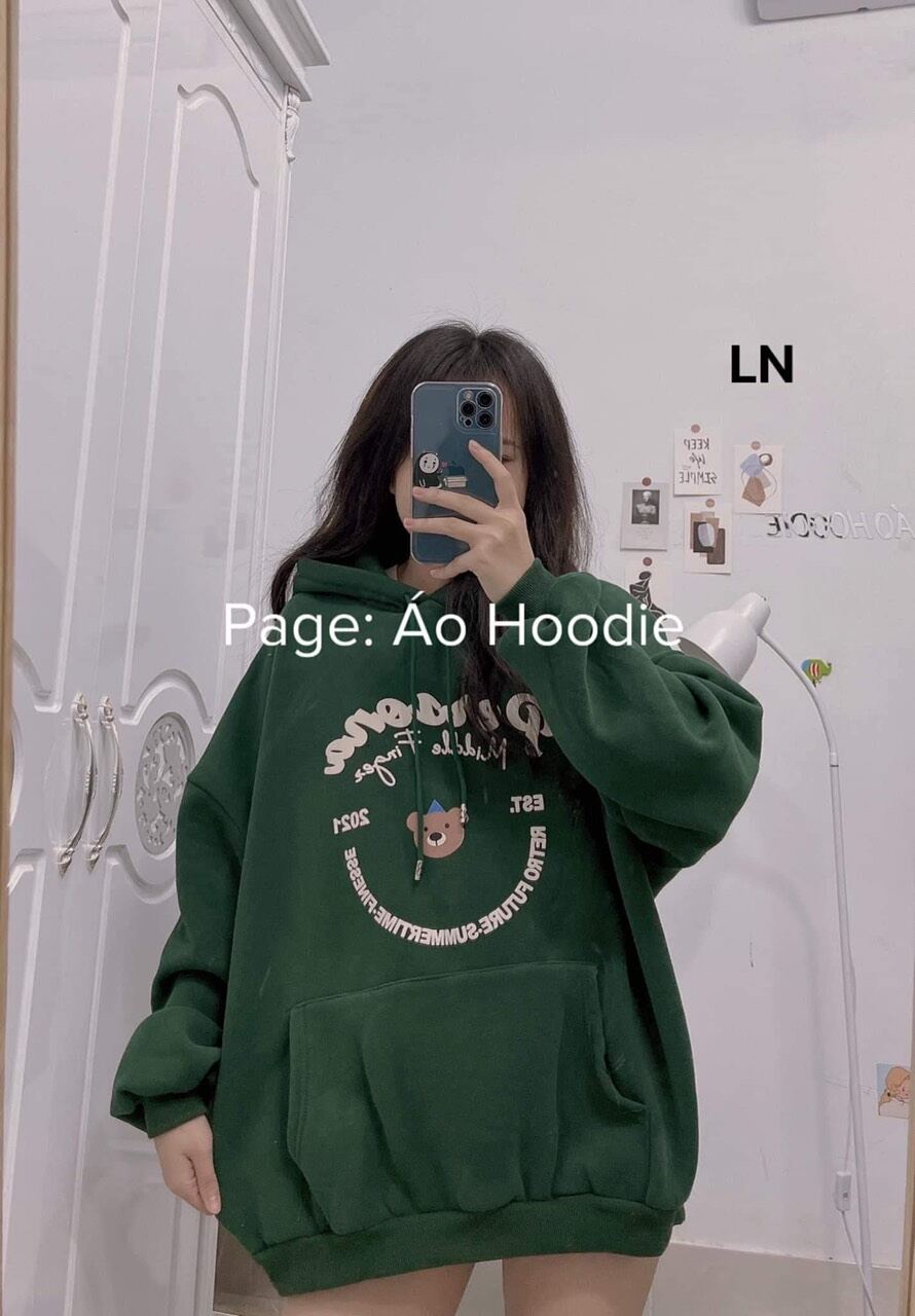 Áo hoodie gấu persona
Áo hoodie nam nữ nỉ cotton form rộng tay bồng