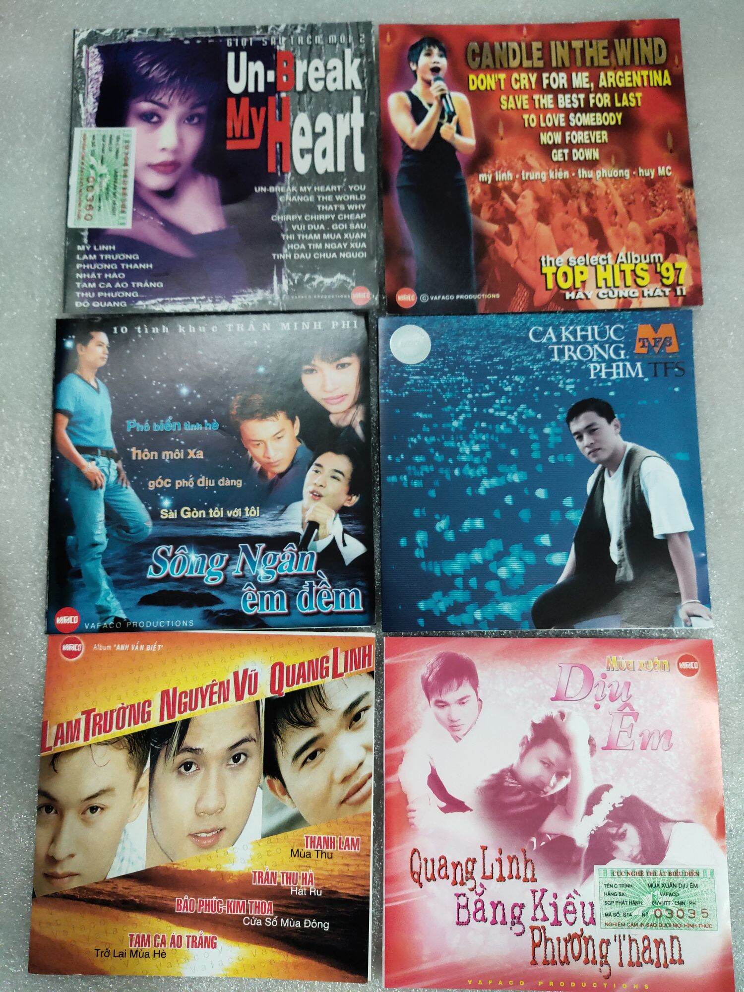 Combo 6cd chính hãng