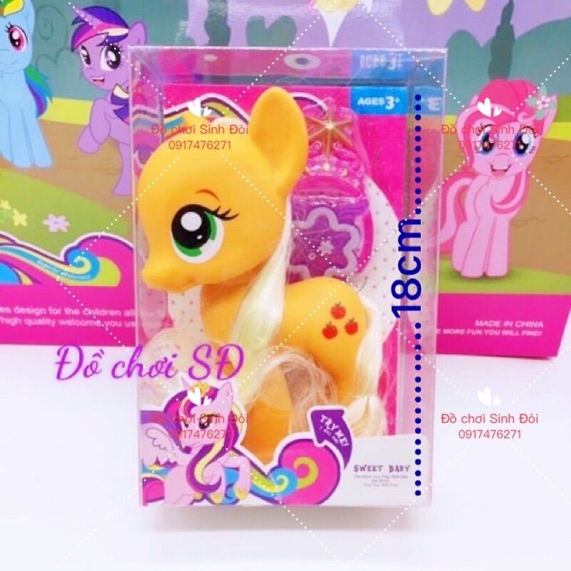MÔ HÌNH NGỰA PONY - combo 6 con