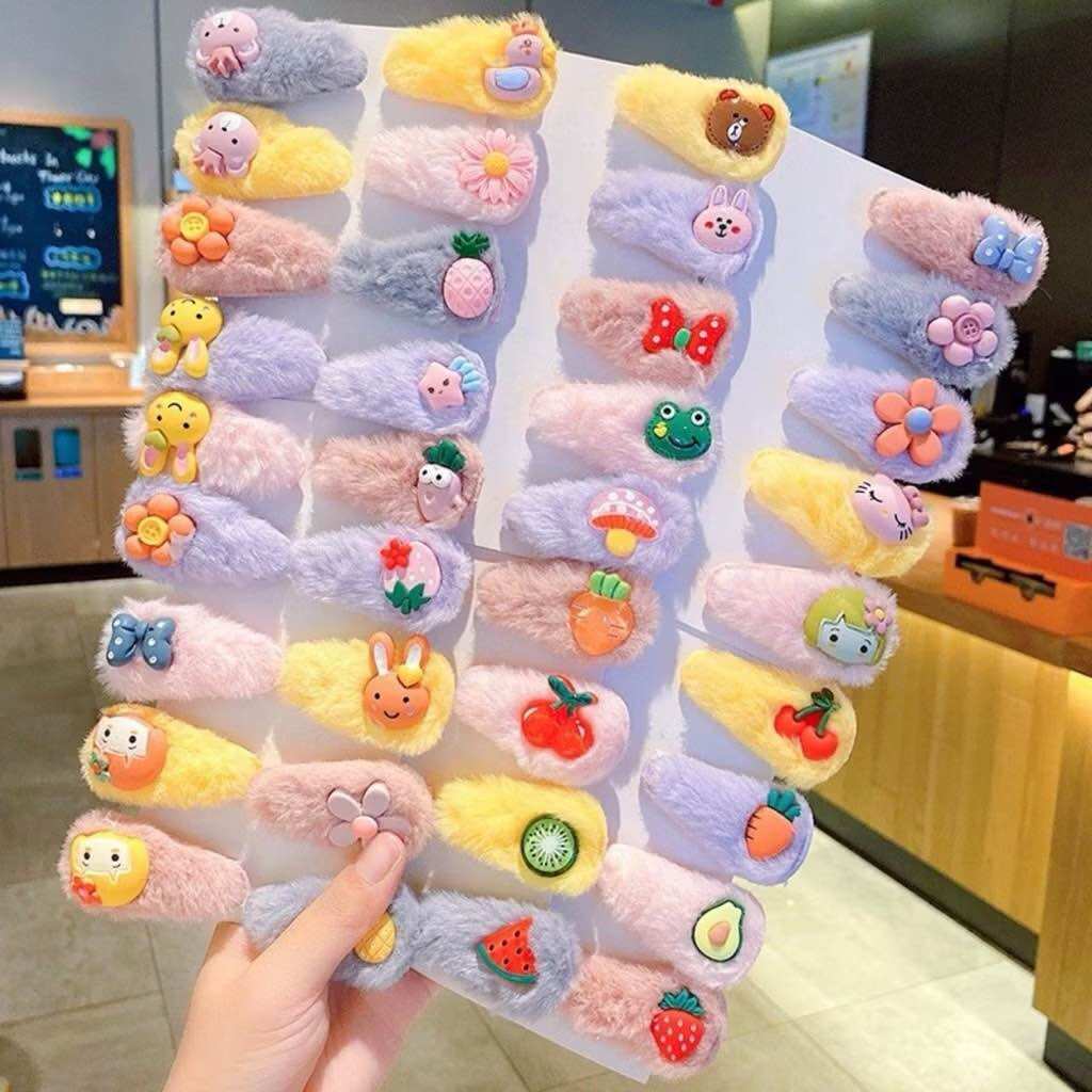 🎀 Set 10 Kẹp- Kẹp Nhung siêu dễ thương, Sale Hết Hàng