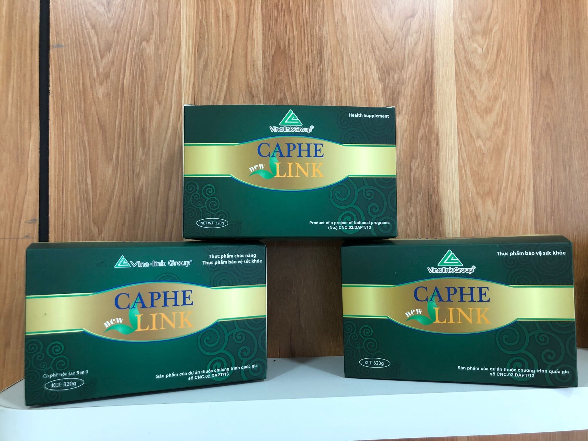 [HCM]Cà phê dinh dưỡng bảo vệ sức khoẻ Caphelink New tăng cường sức đề kháng tinh thần minh mẫn tỉnh táo không tác dụng phụ 20 gói/hộp