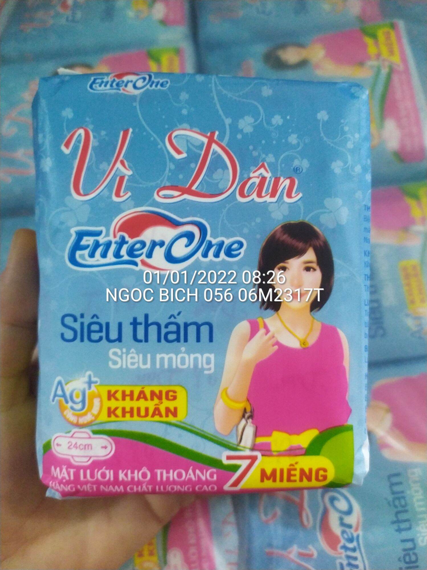 4 GÓI BĂNG VỆ SINH VÌ DÂN SIÊU MỎNG ( GÓI 7 MIẾNG )