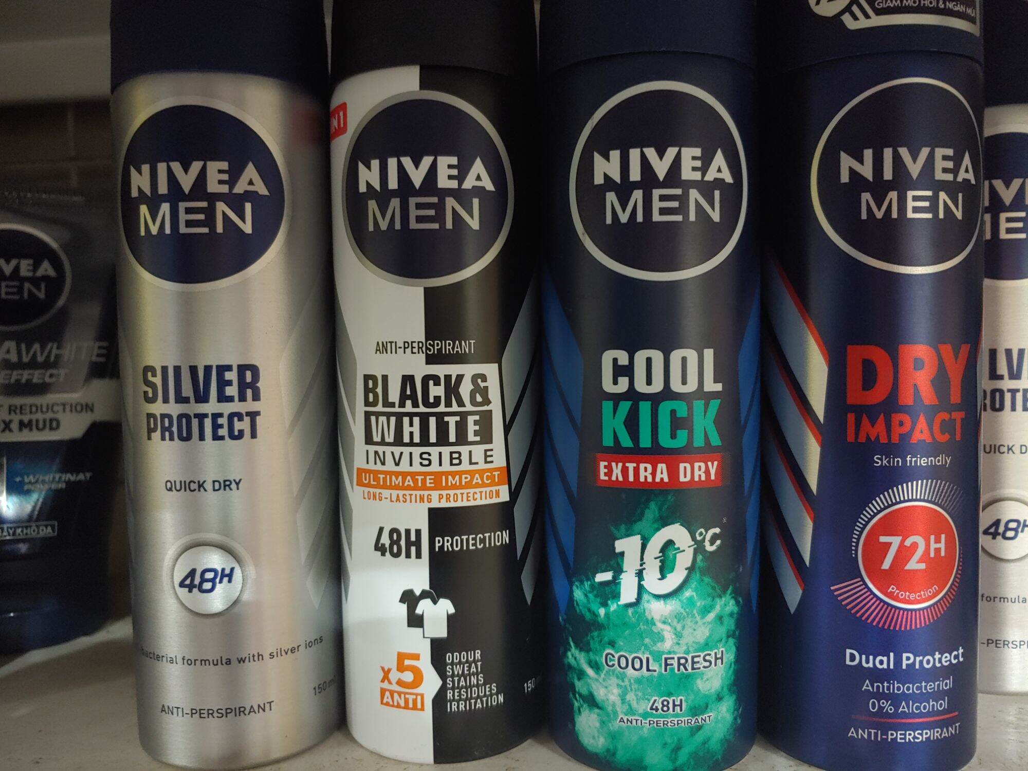 Xịt khử mùi Nivea các loại
