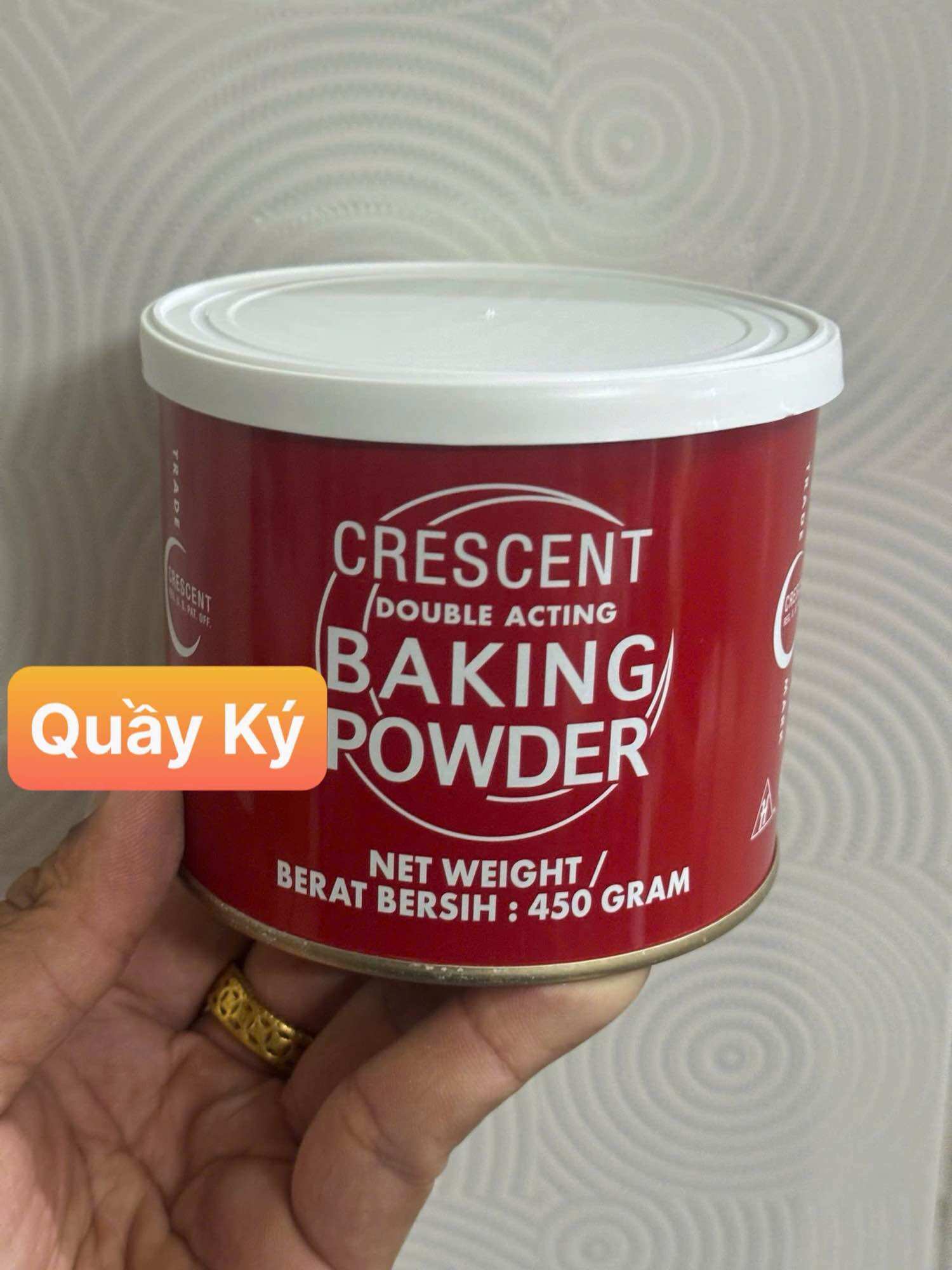 BỘT NỔI CRESCENT BAKING POWDER 450GR - BỘT NỔI MỸ - BỘT NỞ MỸ