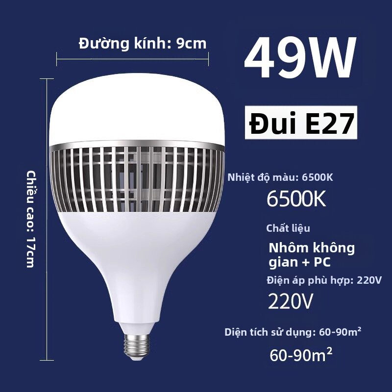 FANYAO | Đèn LED E27 Siêu Sáng Tiết Kiệm Điện 200W