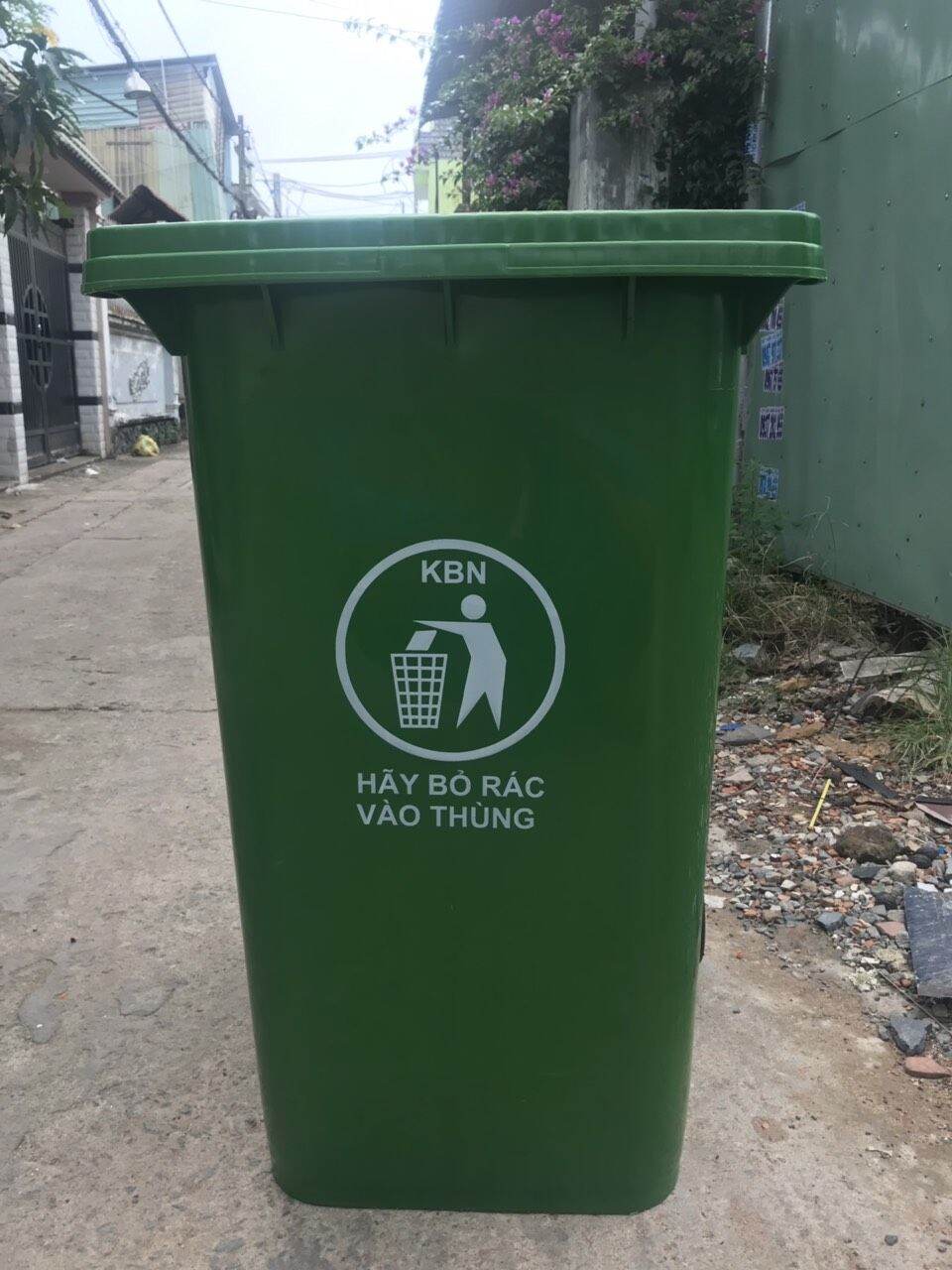 Thùng rác nhựa hdpe 240l đủ màu sắc