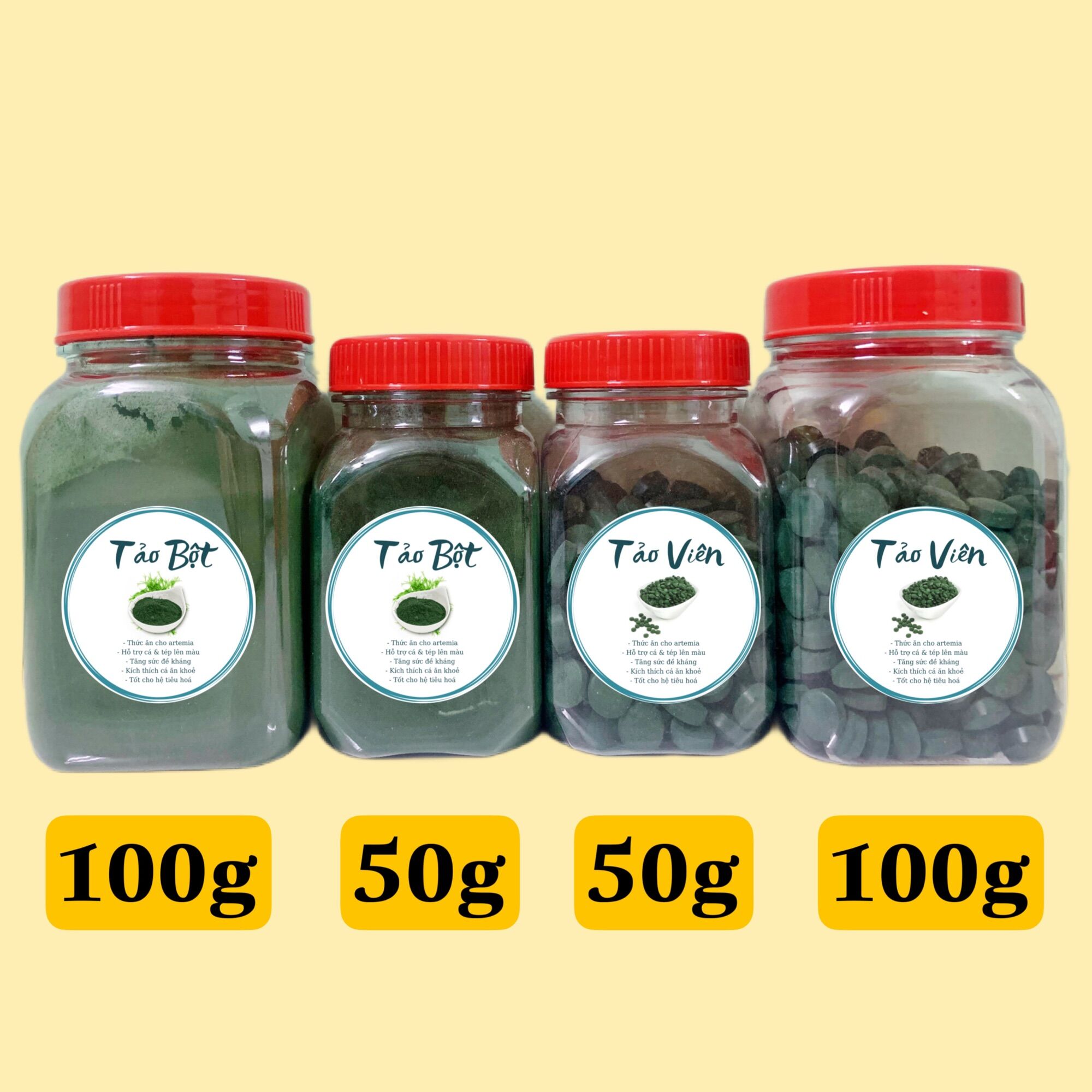 Tảo bột - tảo viên thức ăn cho cá , tép , atermia sinh khối…