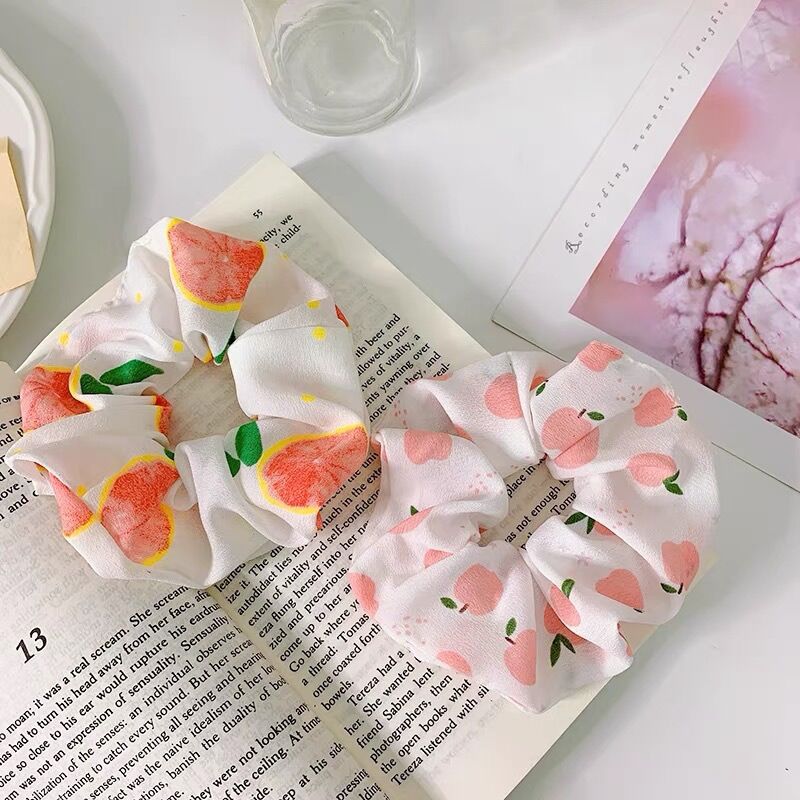 Dây Buộc Tóc, Cột tóc Scrunchies Co Giãn Thời Trang Nhiều Màu