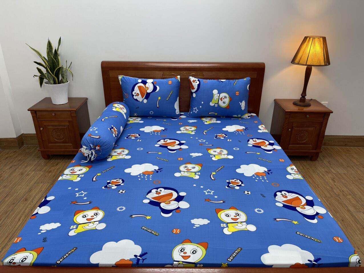 Bộ drap thun lạnh in 3D [ XẢ KHO] inbox chọn màu